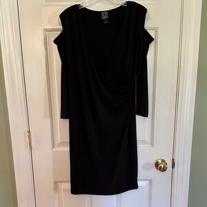 Clara Sun Woo Black Cold Shoulder Dress